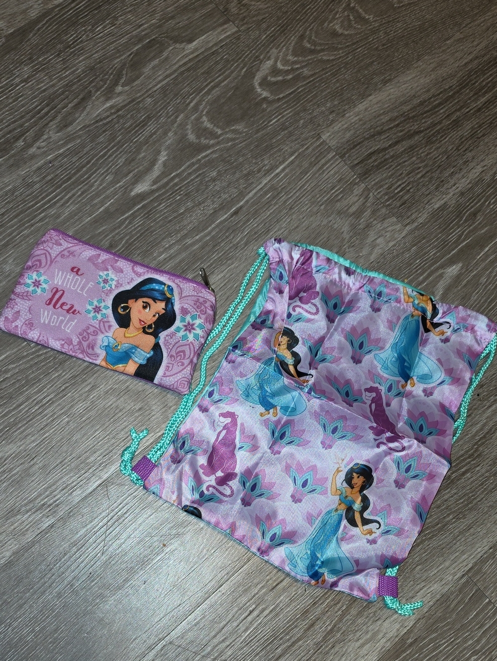 Aladdin Bag With Backpack Of Princess Jasmine! Nwots